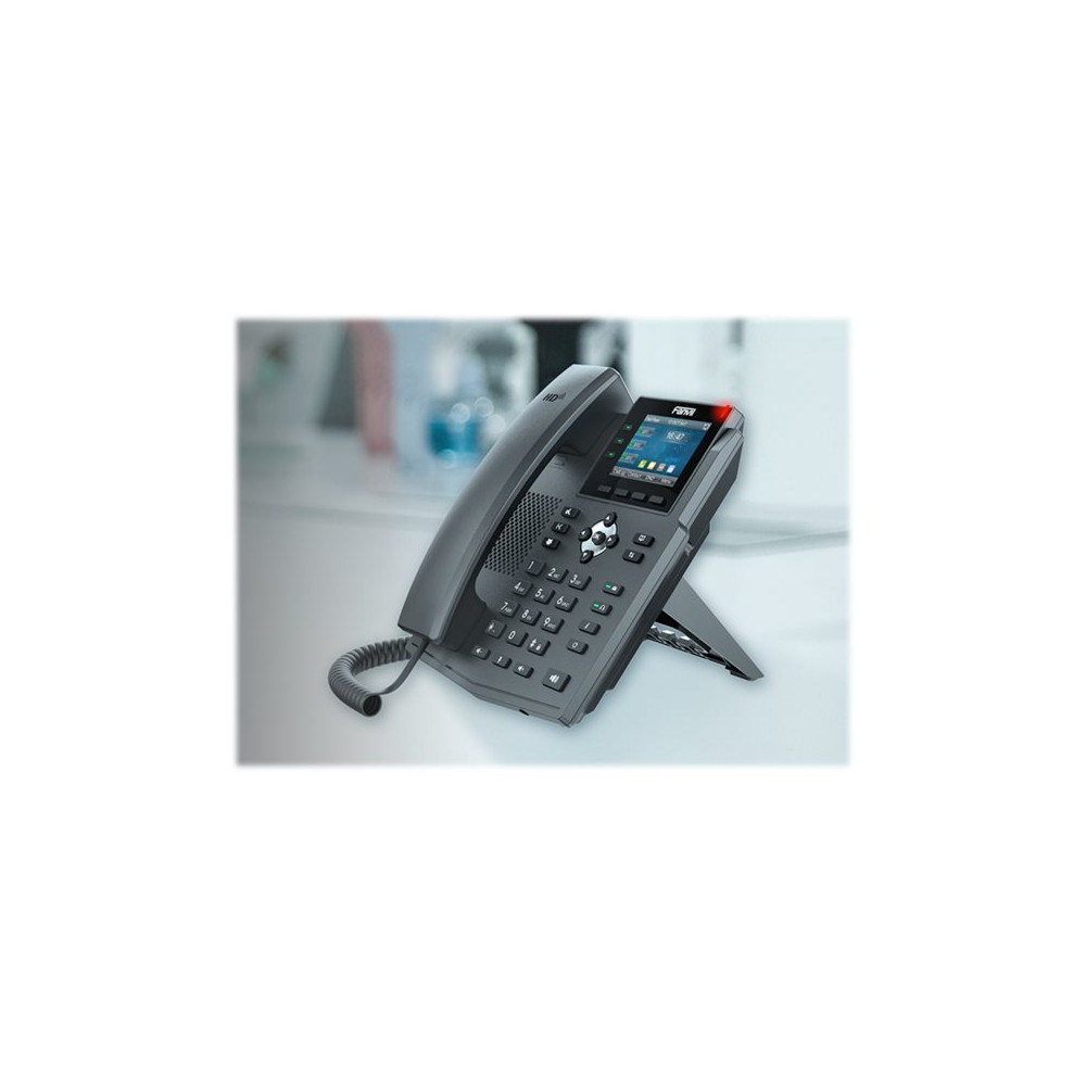 Produktbild för Fanvil X3U - VoIP-telefon med nummerpresentation - 3-riktad samtalsförmåg