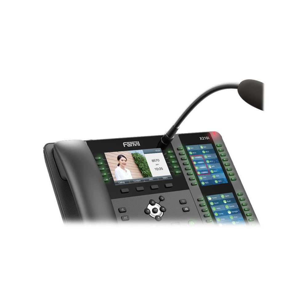 Produktbild för Fanvil X210I - VoIP-telefon med nummerpresentation - 3-riktad samtalsförmåg