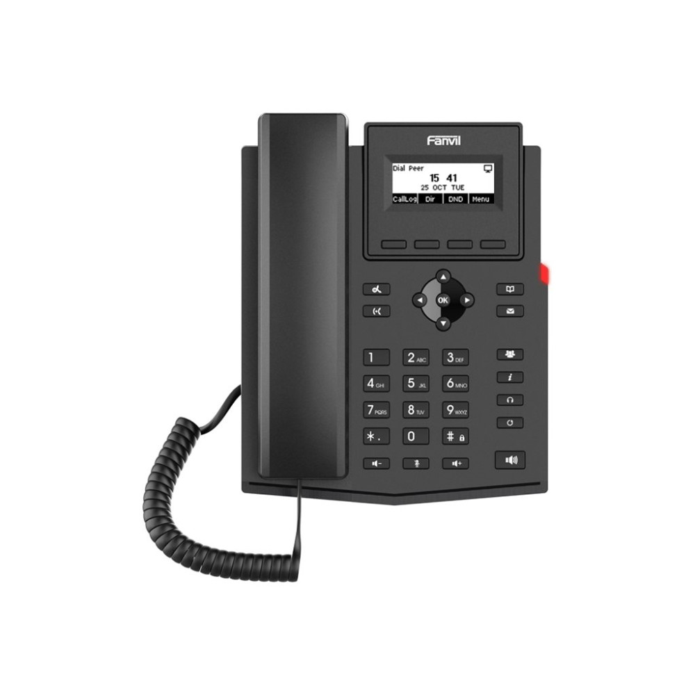 Produktbild för Fanvil X301G - VoIP-telefon med nummerpresentation/samtal väntar - 6-vägs samtalsförmåg