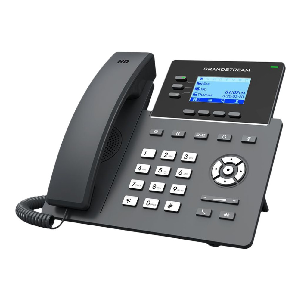 Produktbild för Grandstream GRP2603P - VoIP-telefon - 5-vägs samtalsförmåg