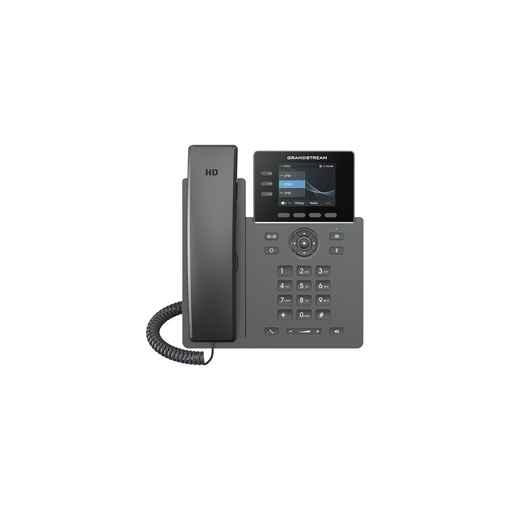 Produktbild för Grandstream GRP Series GRP2611G - VoIP-telefon - 5-vägs samtalsförmåg
