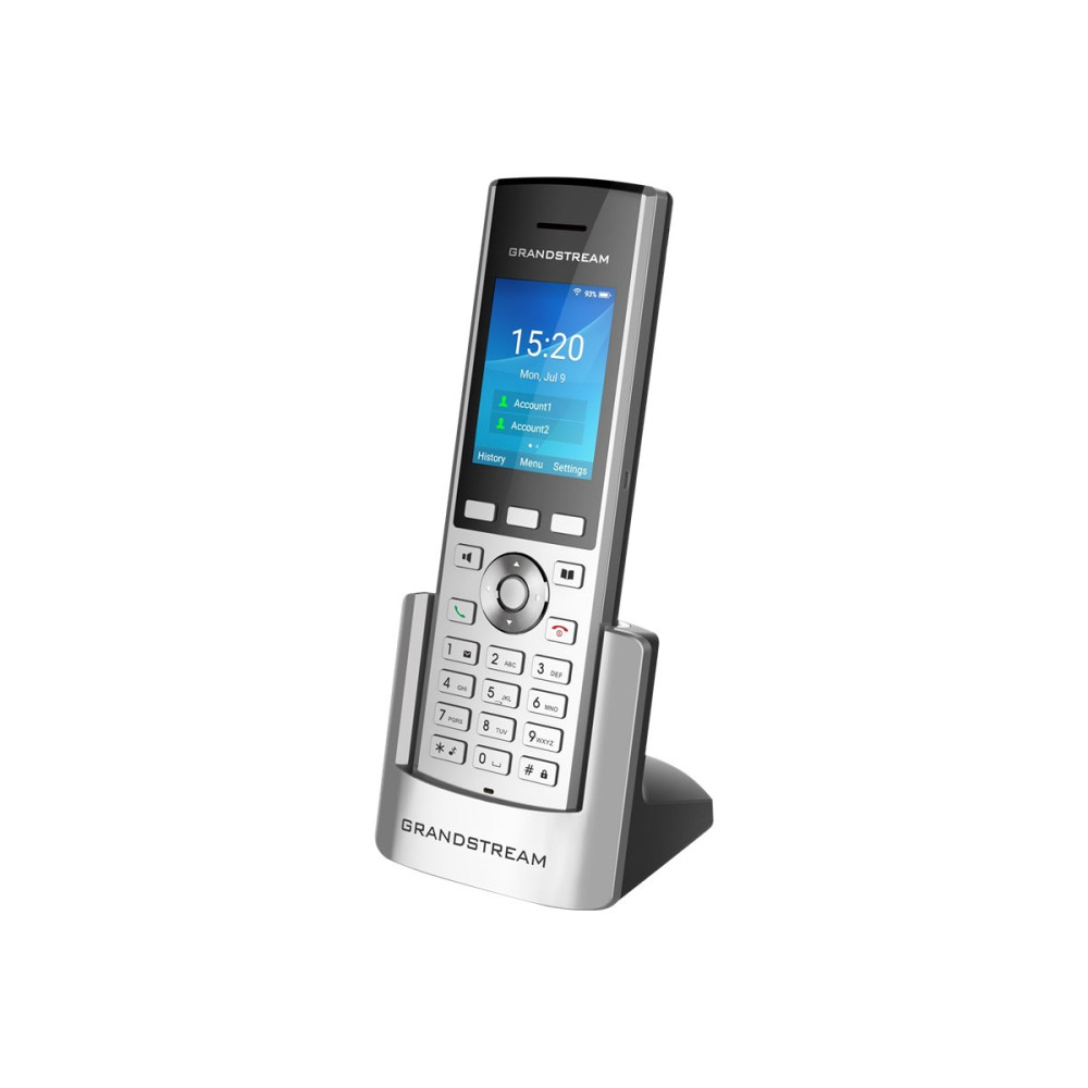 Produktbild för Grandstream WP825 - trådlös VoIP-telefon - med Bluetooth interface - 3-riktad samtalsförmåg