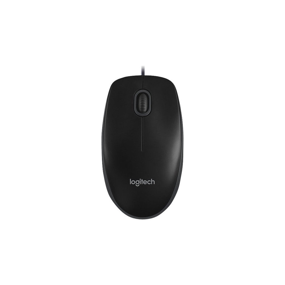 Produktbild för Logitech B100 - mus - USB - svart