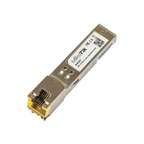 MikroTik MikroTik S-RJ01 - SFP-sändar/mottagarmodul (mini-GBIC) - 1GbE, 100Mb LAN, 10Mb LAN