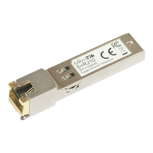 MikroTik MikroTik S+RJ10 - SFP+ sändar/mottagarmodul - 10Mb LAN, 100Mb LAN, 1GbE, 10GbE, 5GbE, 2.5GbE