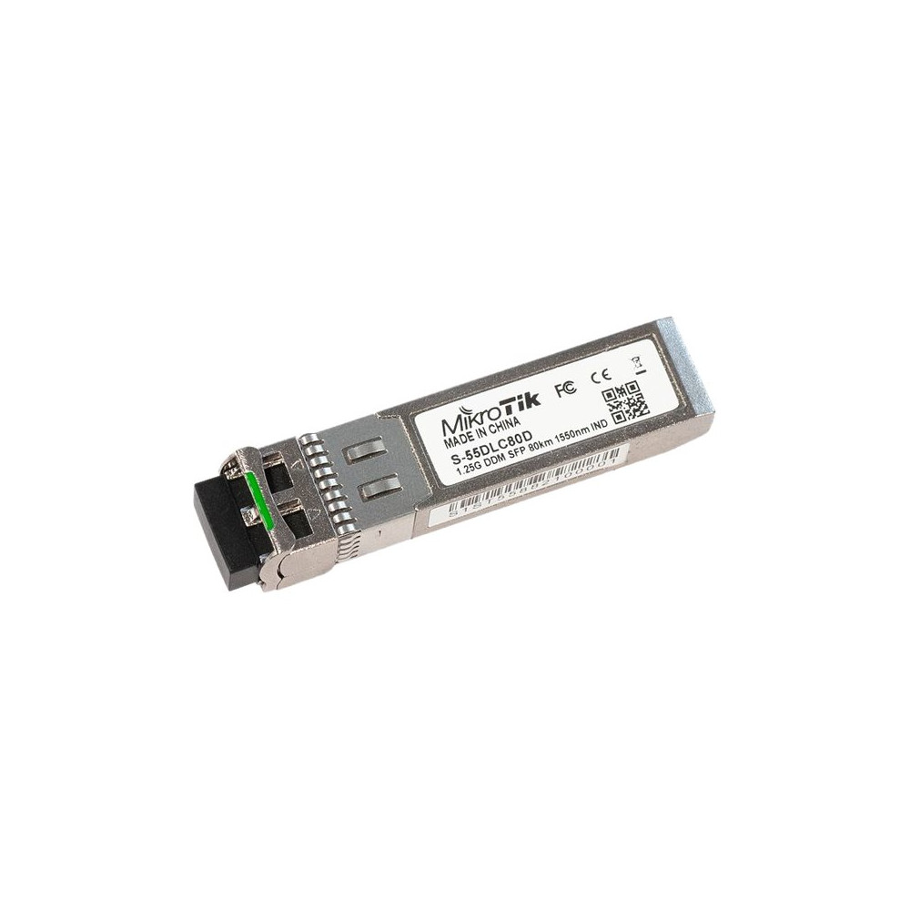 Produktbild för MikroTik S-55DLC80D - SFP-sändar/mottagarmodul (mini-GBIC)