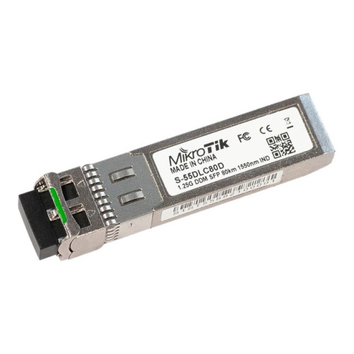 MikroTik MikroTik S-55DLC80D - SFP-sändar/mottagarmodul (mini-GBIC)
