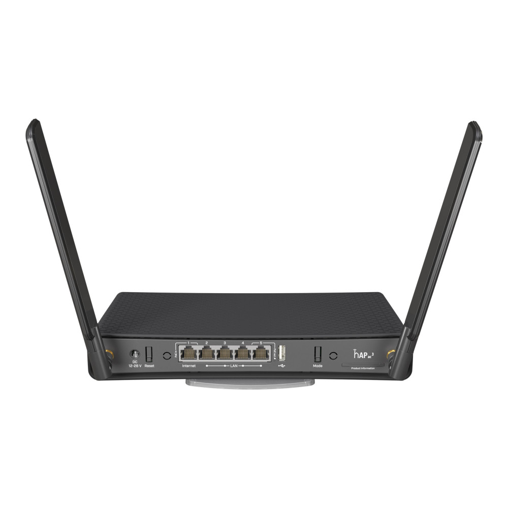 Produktbild för MikroTik hAP ac³ - trådlös router - Wi-Fi 5 - skrivbordsmodell