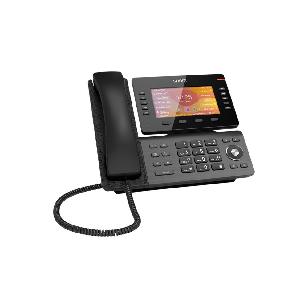 Produktbild för snom D865 - VoIP-telefon - med Bluetooth interface med nummerpresentation - 5-vägs samtalsförmåg