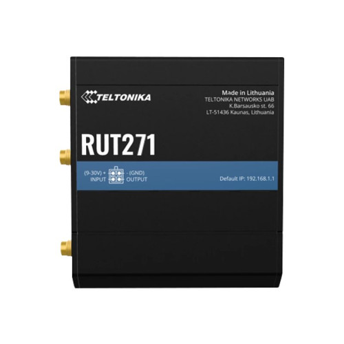 Teltonika Teltonika RUT271 - trådlös router - WWAN - Wi-Fi - 4G, 5G - DIN-skenmonterbar, väggmonterbar, bordsmonterbar