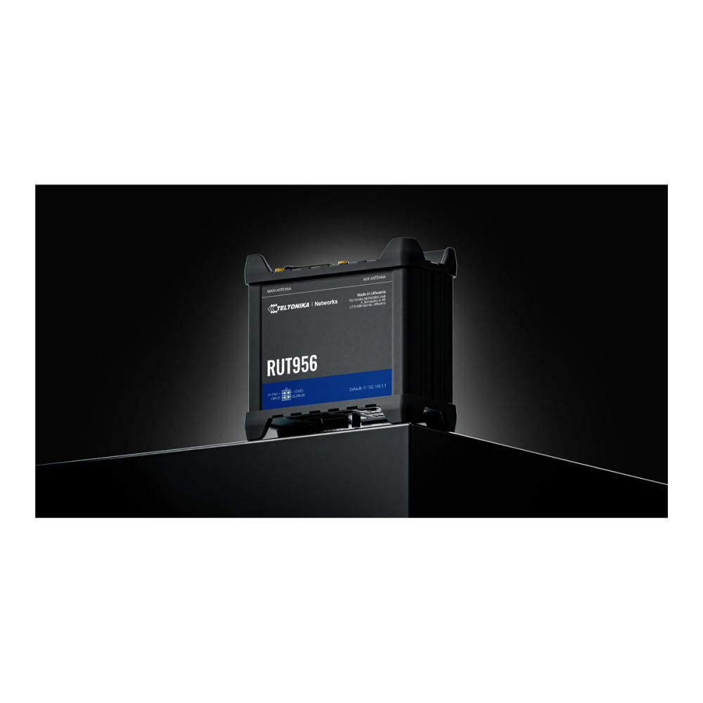 Produktbild för Teltonika RUT956 - trådlös router - WWAN - Wi-Fi - 4G, 2G, 3G - DIN-skenmonterbar