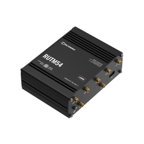 Teltonika Teltonika RUTM54 - trådlös router - WWAN - Wi-Fi 5 - 5G, 4G, 3G - skrivbordsmodell