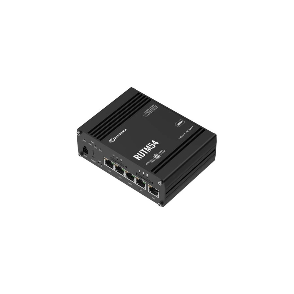Produktbild för Teltonika RUTM54 - trådlös router - WWAN - Wi-Fi 5 - 5G, 4G, 3G - skrivbordsmodell