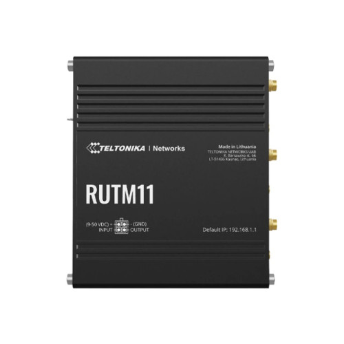 Teltonika Teltonika RUTM11 - trådlös router - WWAN - Wi-Fi 5, LTE - 3G, 4G - DIN-skenmonterbar, väggmonterbar, bordsmonterbar