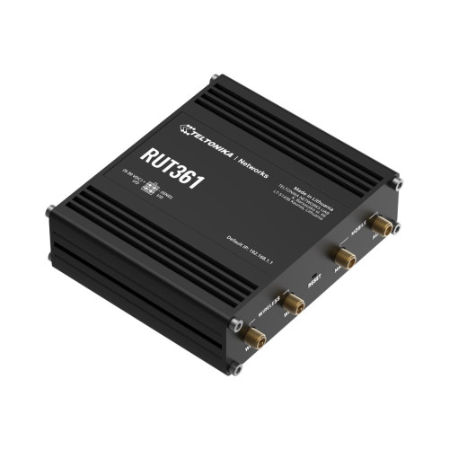 Teltonika RUT361 - trådlös router - WWAN - Wi-Fi - 3G, 4G - DIN-skenmonterbar, väggmonterbar, bordsmonterbar - Övrigt inom nätverksprodukter