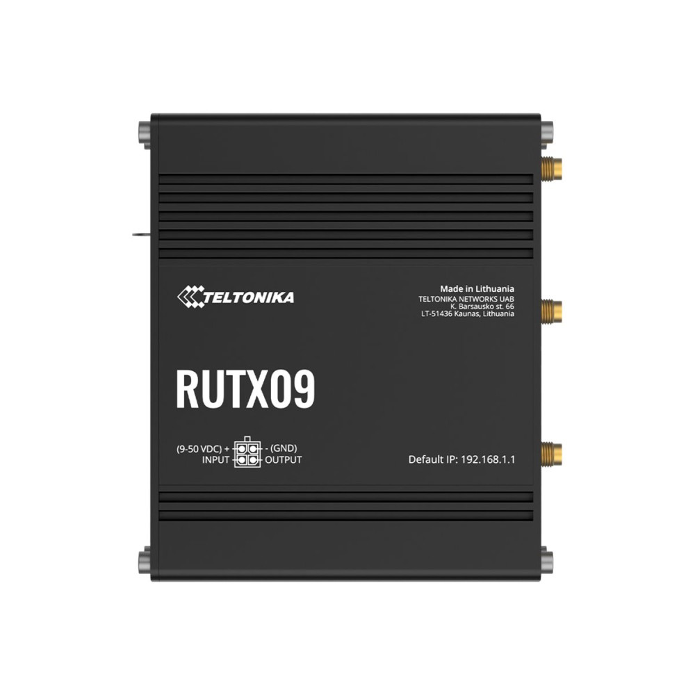 Produktbild för Teltonika RUTX09 - trådlös router - WWAN - 3G, 4G - skrivbordsmodell