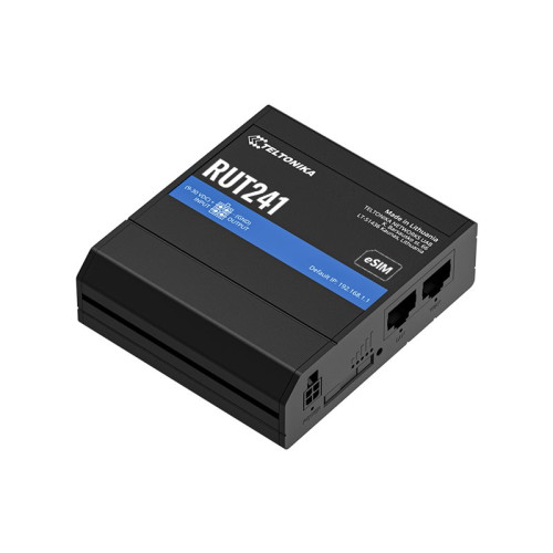 Teltonika Teltonika RUT241 eSIM - trådlös router - WWAN - Wi-Fi - 2G, 3G, 4G - DIN-skenmonterbar