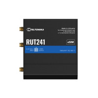Produktbild för Teltonika RUT241 eSIM - trådlös router - WWAN - Wi-Fi - 2G, 3G, 4G - DIN-skenmonterbar
