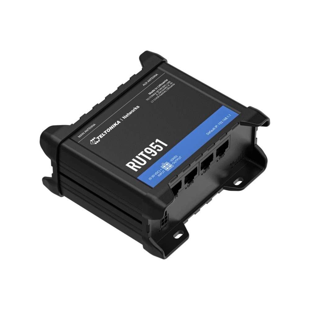 Produktbild för Teltonika RUT951 - trådlös router - WWAN - Wi-Fi - 2G, 3G, 4G - DIN-skenmonterbar