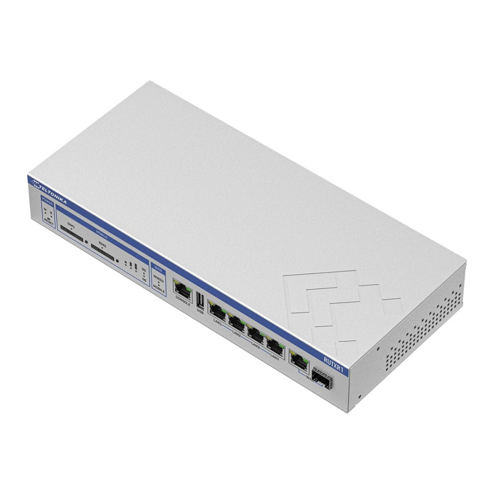 Produktbild för Teltonika RUTXR1 - trådlös router - WWAN - Wi-Fi 5 - skrivbordsmodell, rackmonterbar