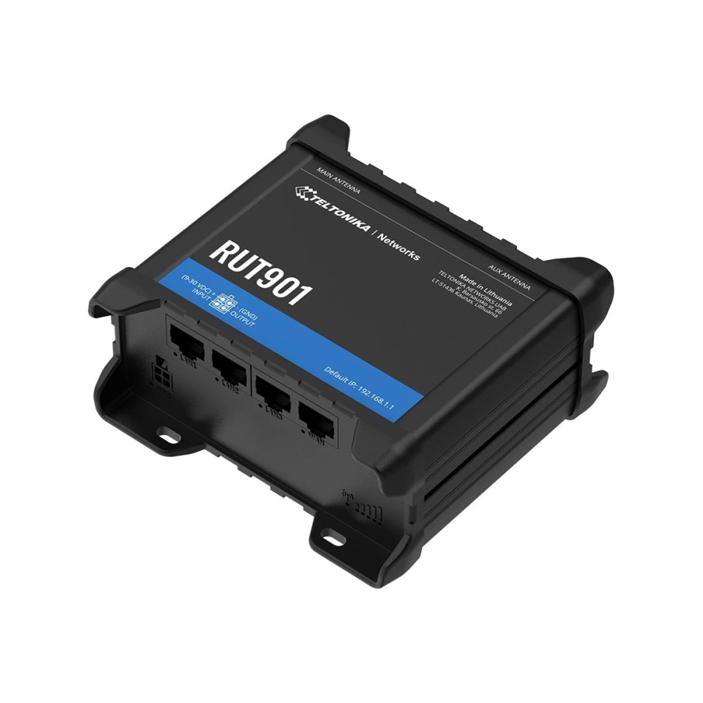 Produktbild för Teltonika RUT901 - trådlös router - Wi-Fi, LTE - DIN-skenmonterbar, bordsmonterbar