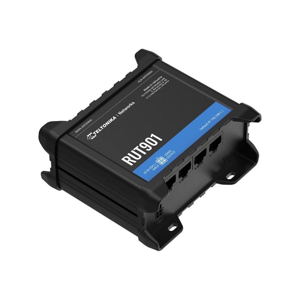 Produktbild för Teltonika RUT901 - trådlös router - Wi-Fi, LTE - DIN-skenmonterbar, bordsmonterbar