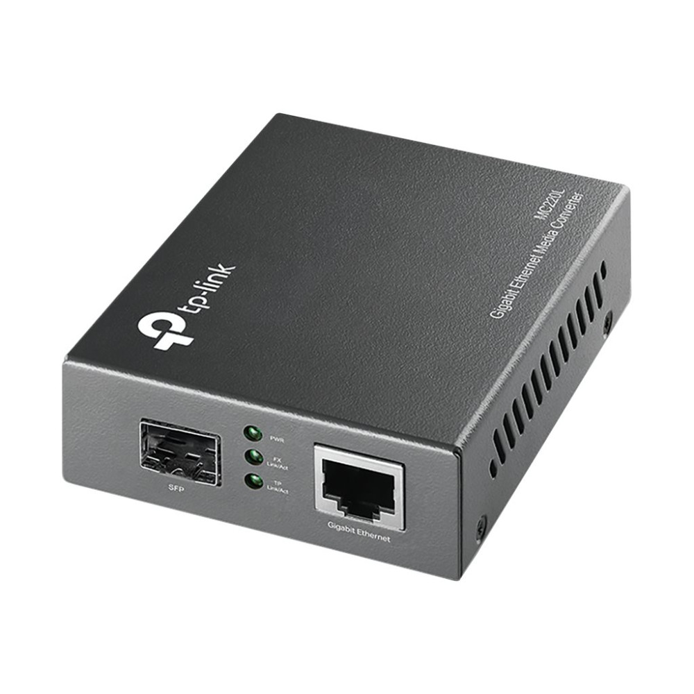 Produktbild för TP-Link MC220L - fibermediekonverterare - 10Mb LAN, 100Mb LAN, 1GbE