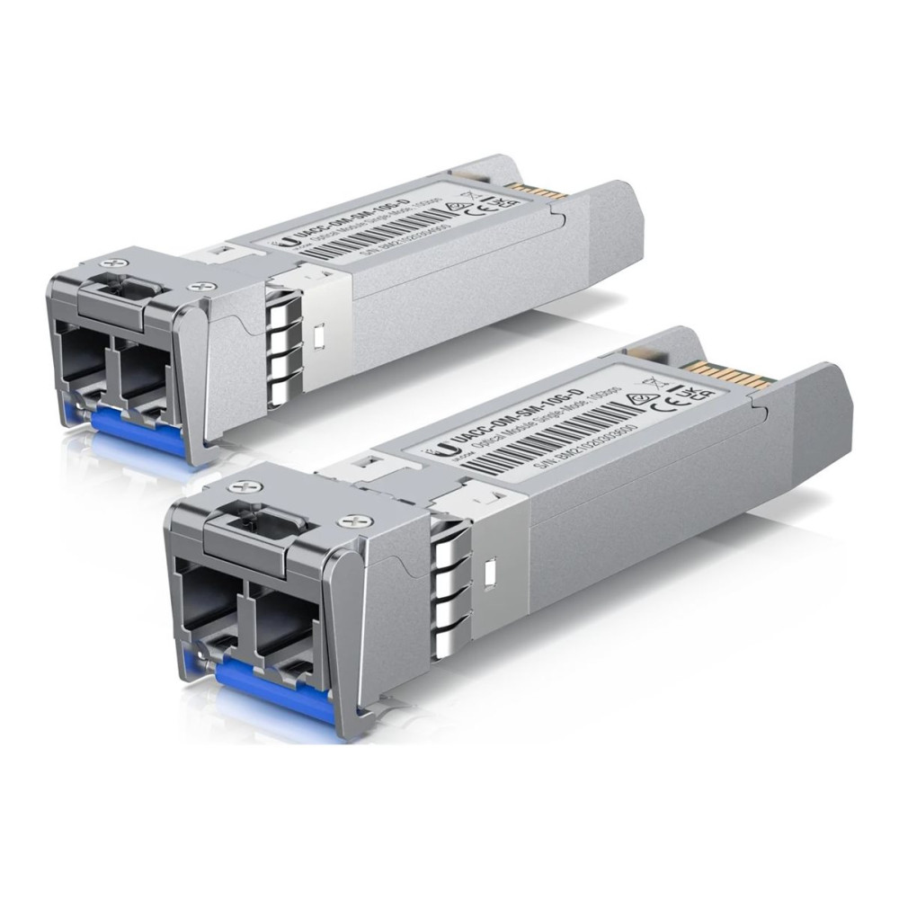 Produktbild för Ubiquiti UACC-OM-SM-10G-D - SFP+ sändar/mottagarmodul - 10GbE