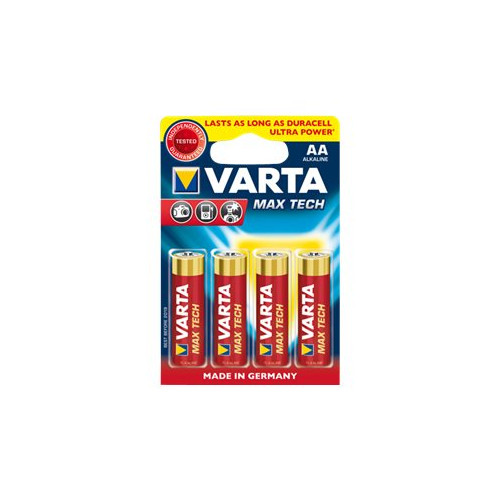 Varta Varta Max Tech batteri - 4 x AA-typ - alkaliskt