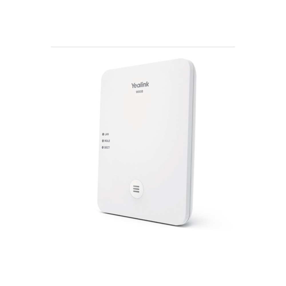 Produktbild för Yealink W80B - sladdlös telefonbasstation/VoIP-telefonbasstation med nummerpresentation - 3-riktad samtalsförmåg