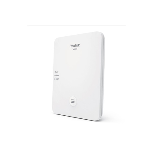 YEALINK Yealink W80B - sladdlös telefonbasstation/VoIP-telefonbasstation med nummerpresentation - 3-riktad samtalsförmåg