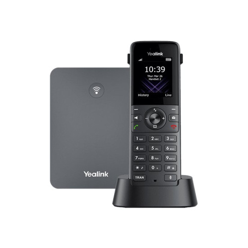 YEALINK Yealink W73P - trådlös VoIP-telefon med nummerpresentation - 3-riktad samtalsförmåg