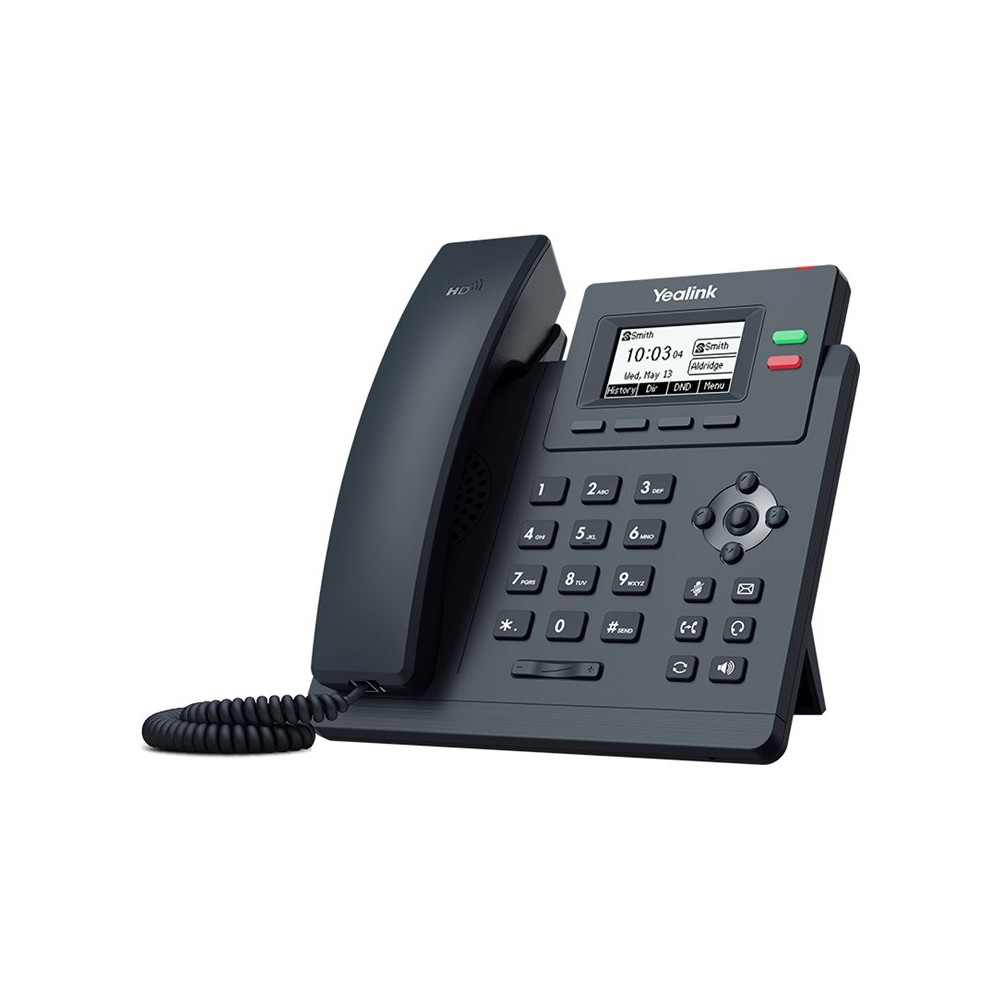 Produktbild för Yealink SIP-T31W - VoIP-telefon med nummerpresentation - 5-vägs samtalsförmåg