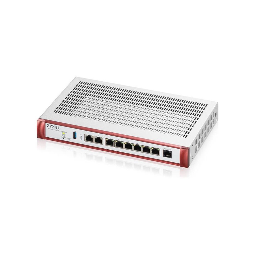 Produktbild för Zyxel ZyWALL USG FLEX 200H - firewall - molnhanterad - med 1 års säkerhetspaket