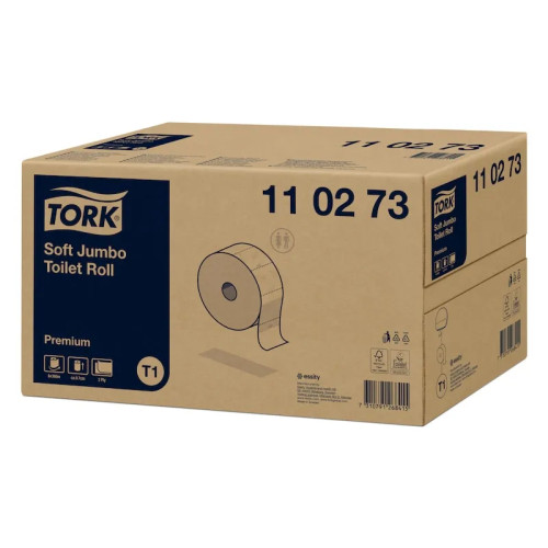 TORK Tork Premium Jumbo Soft T1 - toalettpapper - 1800 ark - rulle - 360 m - vit