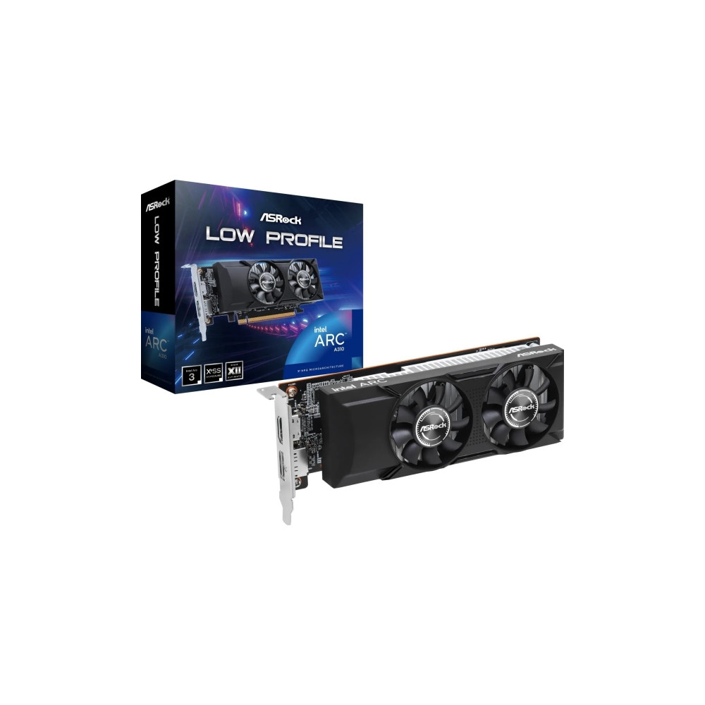 Produktbild för ASRock Intel Arc A310 4GB - grafikkort - Arc A310 - 4 GB