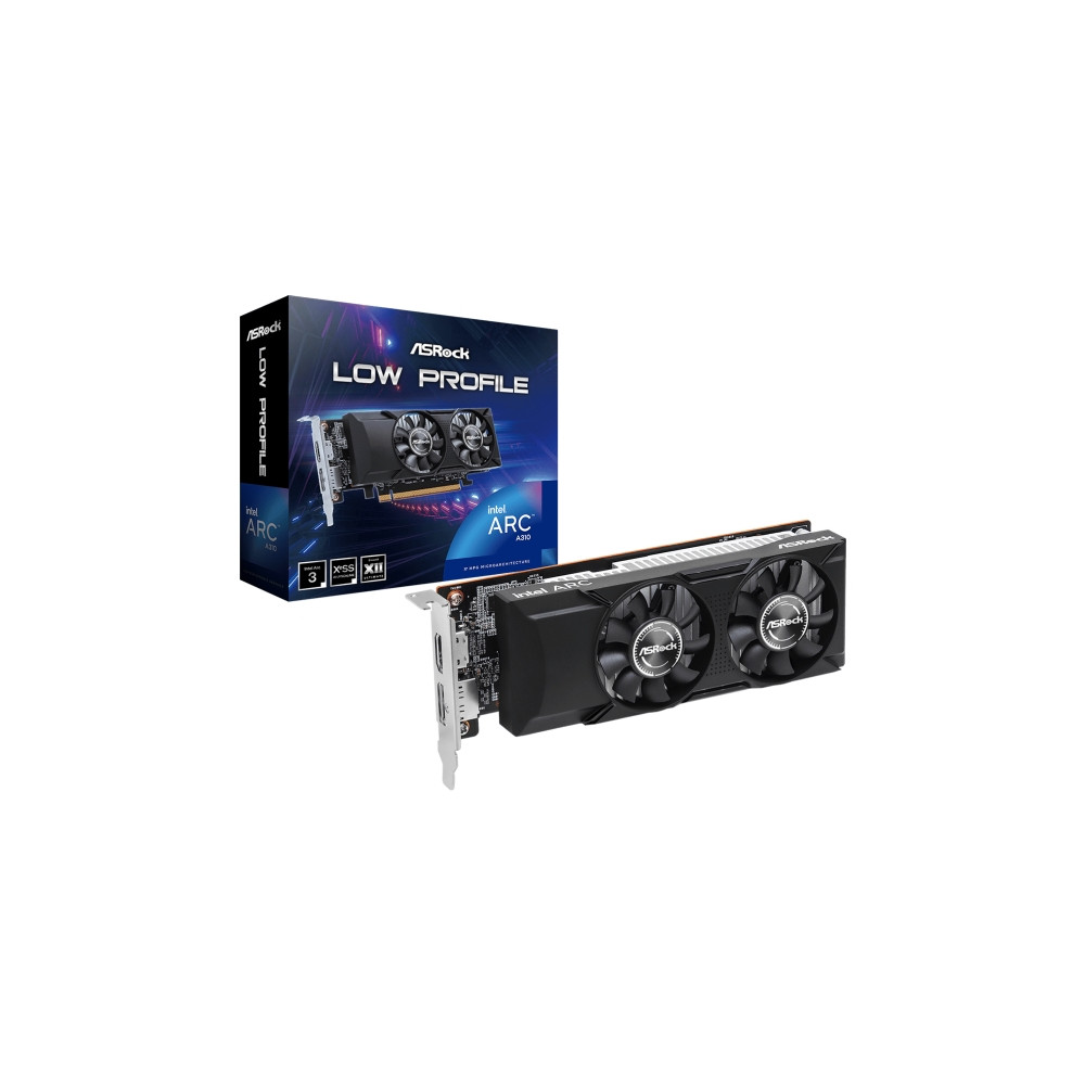 Produktbild för ASRock Intel Arc A310 4GB - grafikkort - Arc A310 - 4 GB