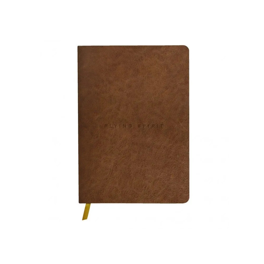 Produktbild för Flying Spirit läder anteckningsbok A5 14,8x21 cm linjerat 18...