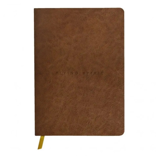 Clairefontaine Flying Spirit läder anteckningsbok A5 14,8x21 cm linjerat 18...
