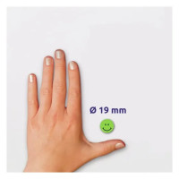 Produktbild för Avery 3858, Grön, Circel, Permanent, papper, 1,9 cm, 250 sty...