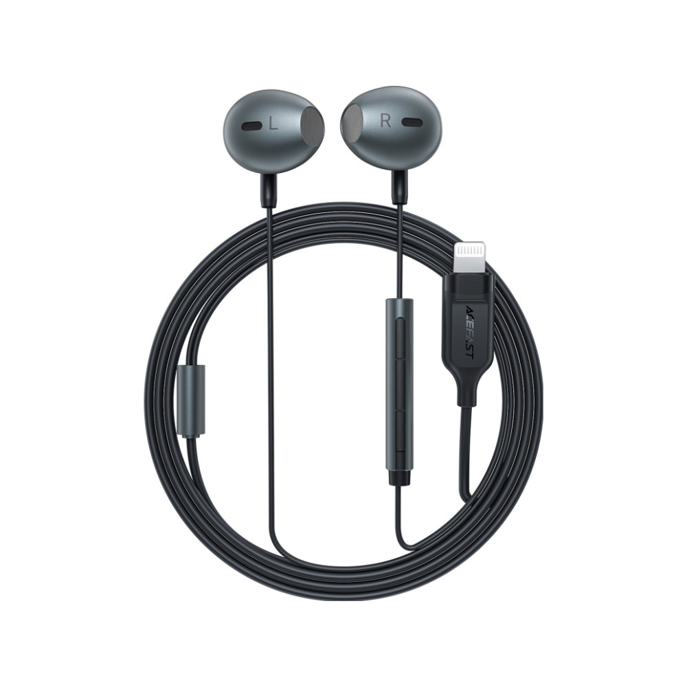 Produktbild för Acefast L1 in-ear-hörlurar med Lightning, mikrofon och fjärr...