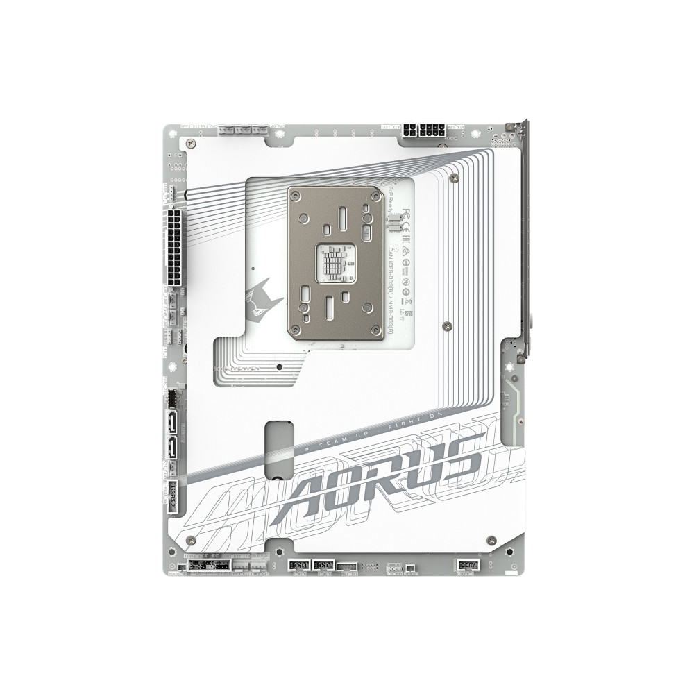 Produktbild för AORUS B850 STEALTH ICE - moderkort - ATX - LGA1851-uttag - AMD B850