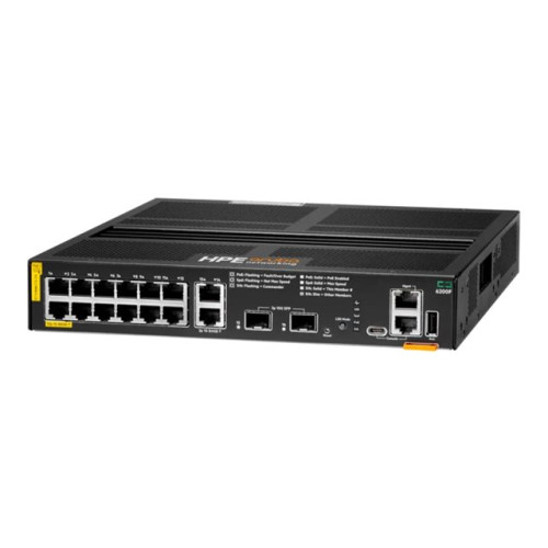 Hewlett Packard Enterprise HPE Aruba 6200F 12G Class4 PoE 2G/2SFP+ 139W Switch - switch - 12 portar - Administrerad - rackmonterbar