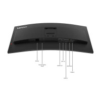 Produktbild för Lenovo ThinkVision T34WD-40 - LED-skärm - böjd - 34" - HDR