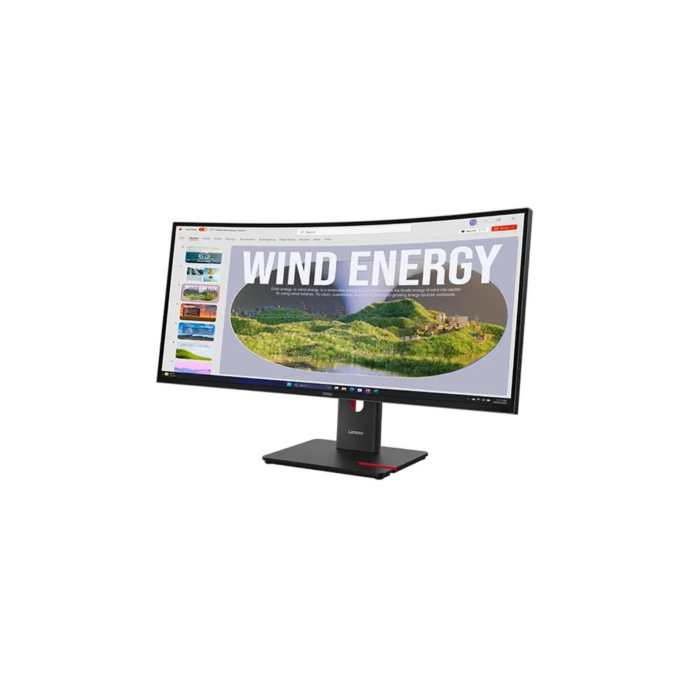Produktbild för Lenovo ThinkVision T34WD-40 - LED-skärm - böjd - 34" - HDR
