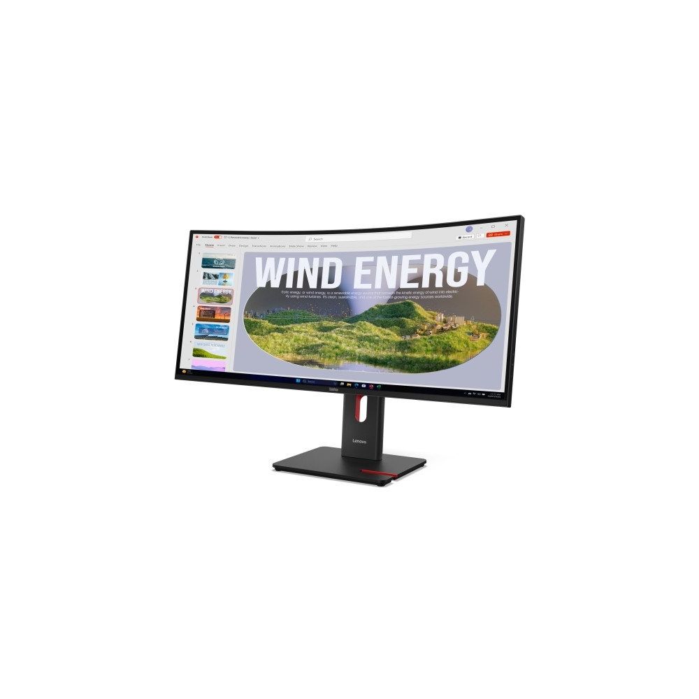 Produktbild för Lenovo ThinkVision T34WD-40 - LED-skärm - böjd - 34" - HDR