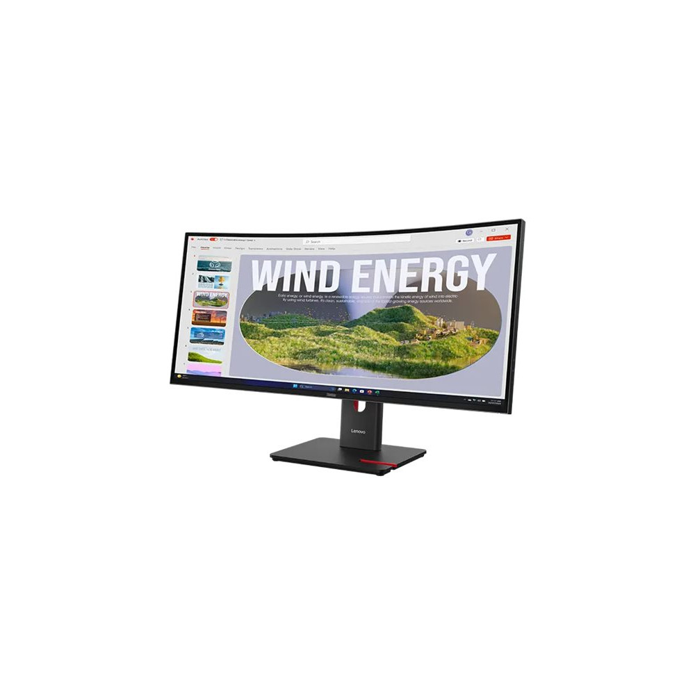 Produktbild för Lenovo ThinkVision T34WD-40 - LED-skärm - böjd - 34" - HDR