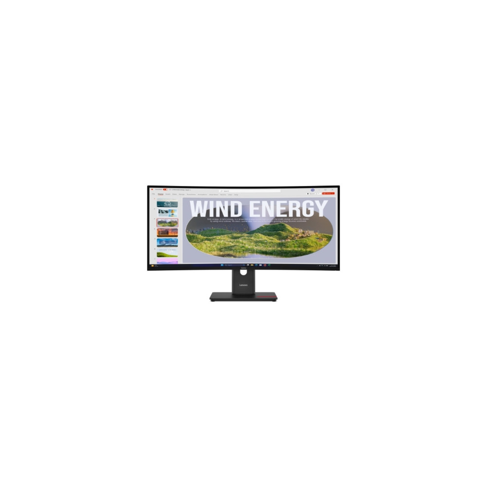 Produktbild för Lenovo ThinkVision T34WD-40 - LED-skärm - böjd - 34" - HDR