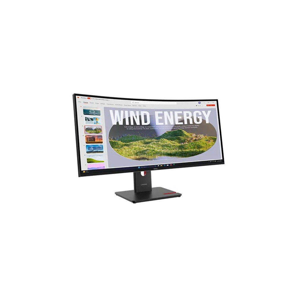 Produktbild för Lenovo ThinkVision T34WD-40 - LED-skärm - böjd - 34" - HDR