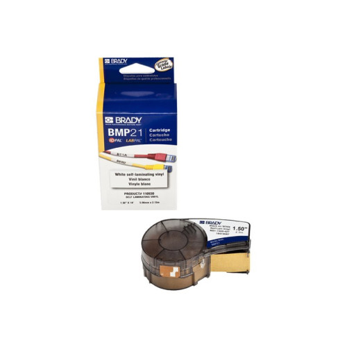 Brady Brady B-427 - etiketter - matt - 1 rulle (rullar) - Rulle (3,81 cm x 4,3 m)
